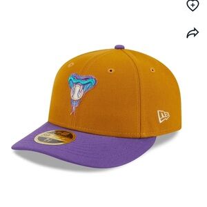 New w tags -New Era Arizona Diamondbacks Gold Purple Fitted 59Fifty Hat